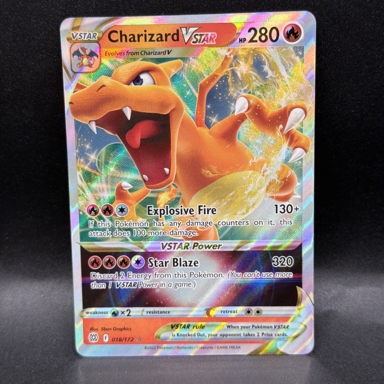 Charizard VSTAR 018/172 Swsh09: Brilliant Stars Holo