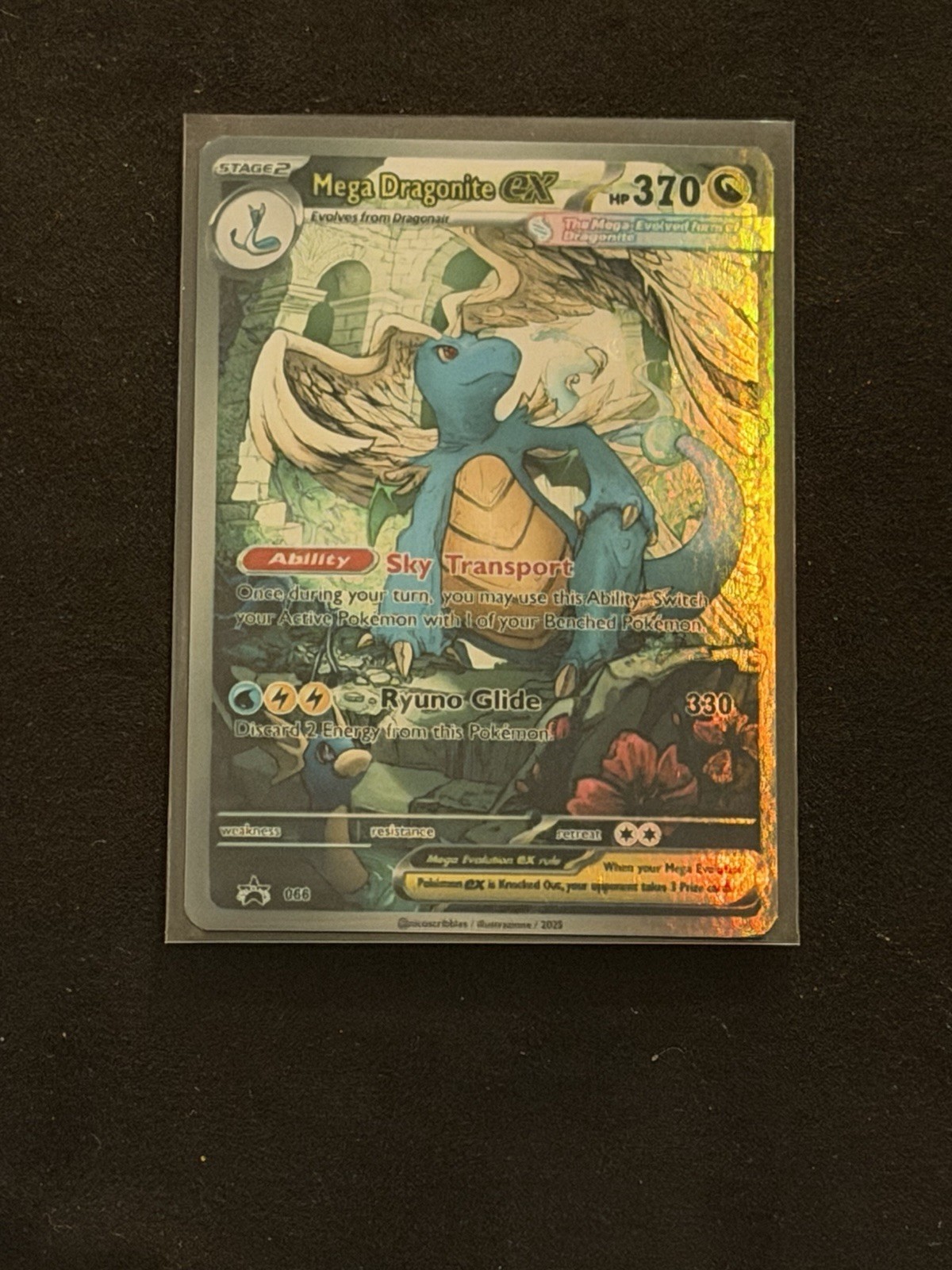 Pokémon TCG Mega Dragonite Ex Illustration Rare Custom