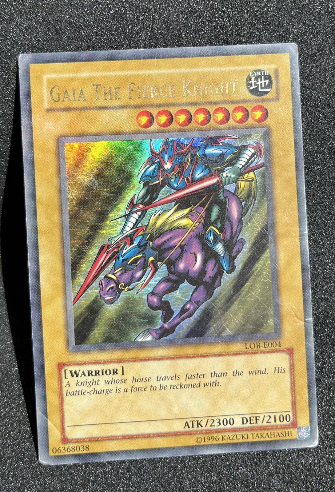 Yu-Gi-Oh! Gaia the Fierce Knight TCG LOB-E004 Ultra Rare – HP