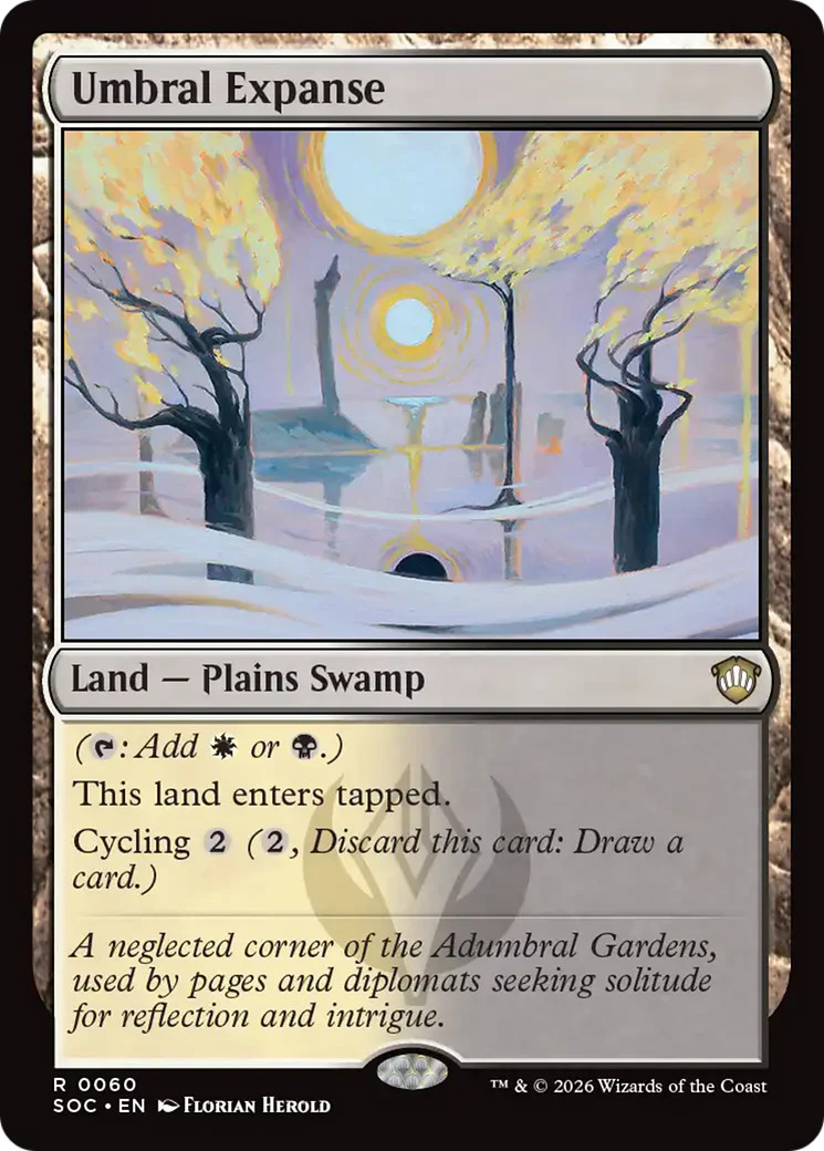 MTG Umbral Expanse [Secrets of Strixhaven Commander] Near Mint Magic