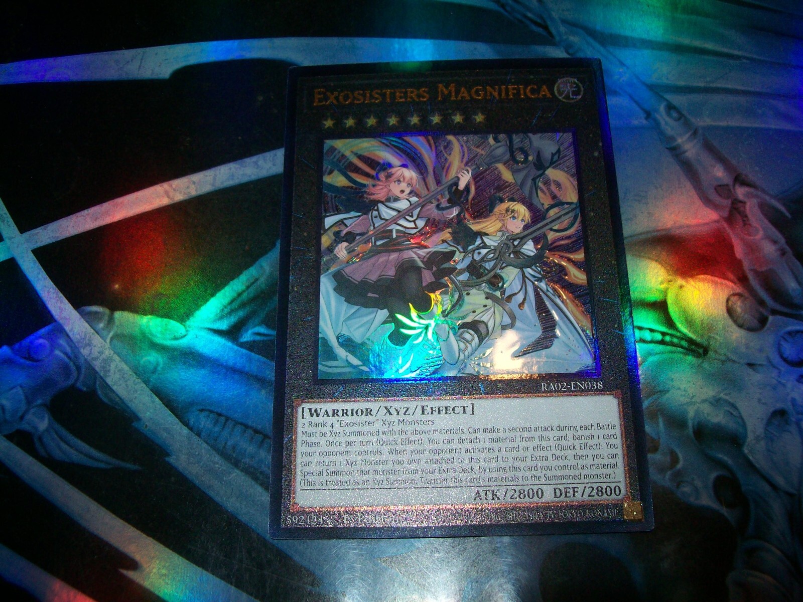 Exosisters Magnifica 1st Edition Prismatic Ultimate Rare RA02-EN038 Yu-Gi-Oh!