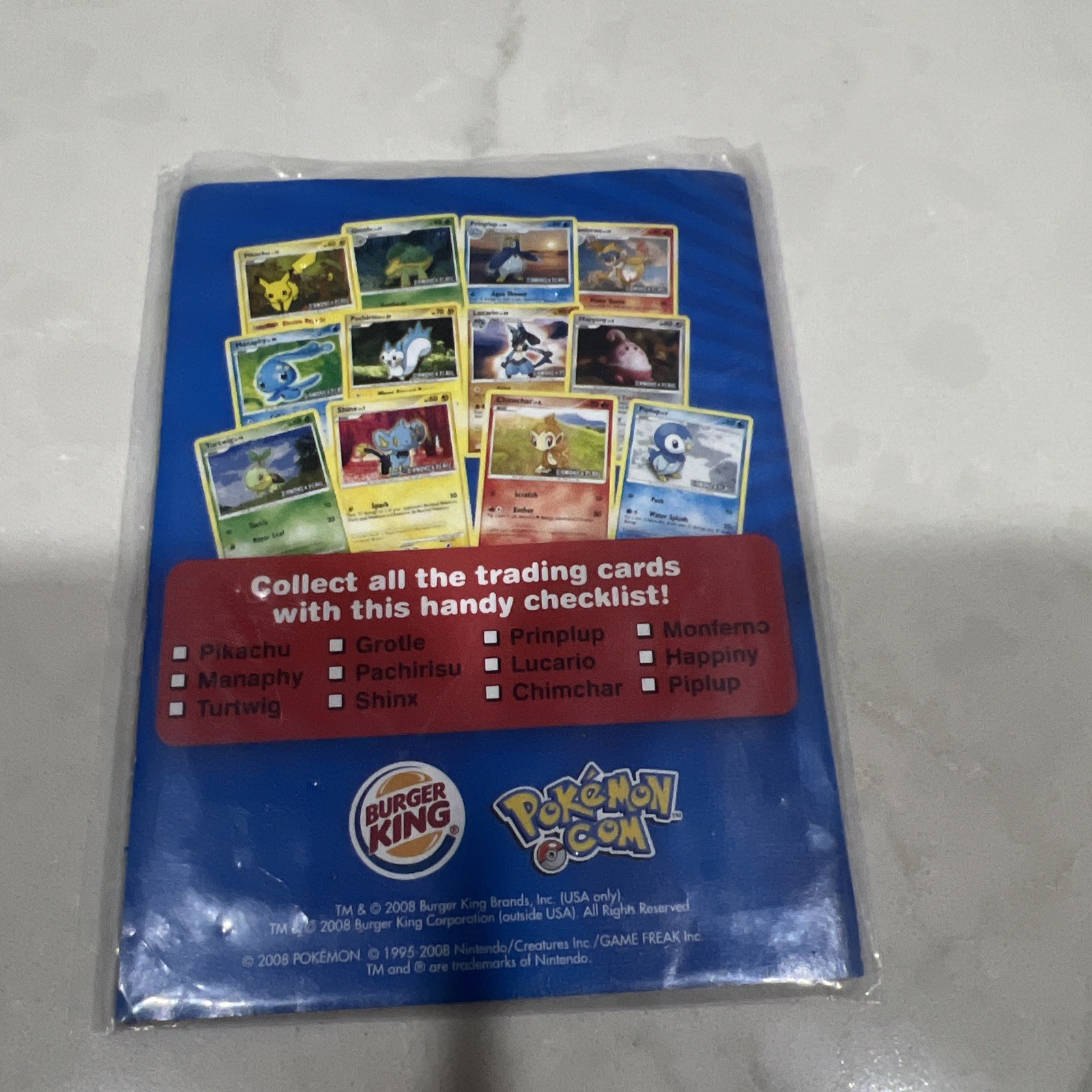 Pokémon Pikachu 94/123 Diamond and Pearl Burger King Stamped Reverse Holo