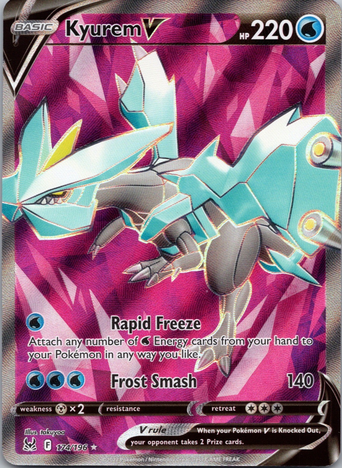 Kyurem V 174/196 SWSH11: Lost Origin NM