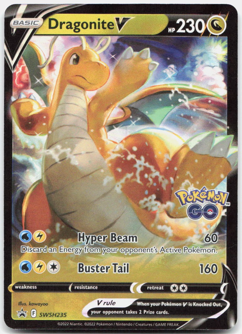 Dragonite V SWSD SWSH235 Holo