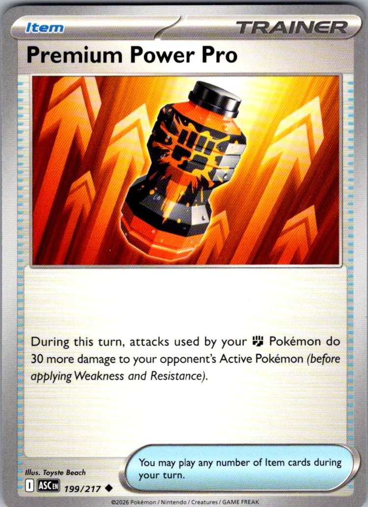 Premium Power Pro Ascended Heroes 199/217 Uncommon Pokemon Near Mint