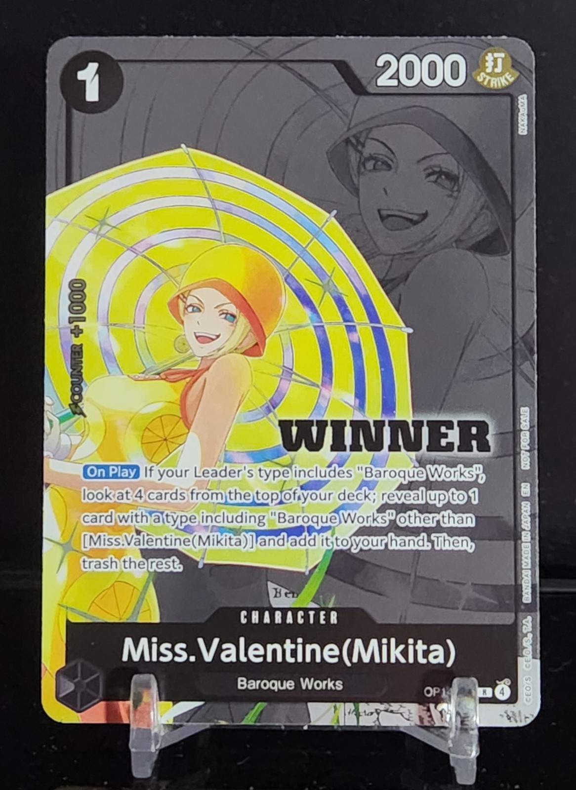 One Piece – Winner – Miss Valentine (Mikita) Foil – OP14-087 R