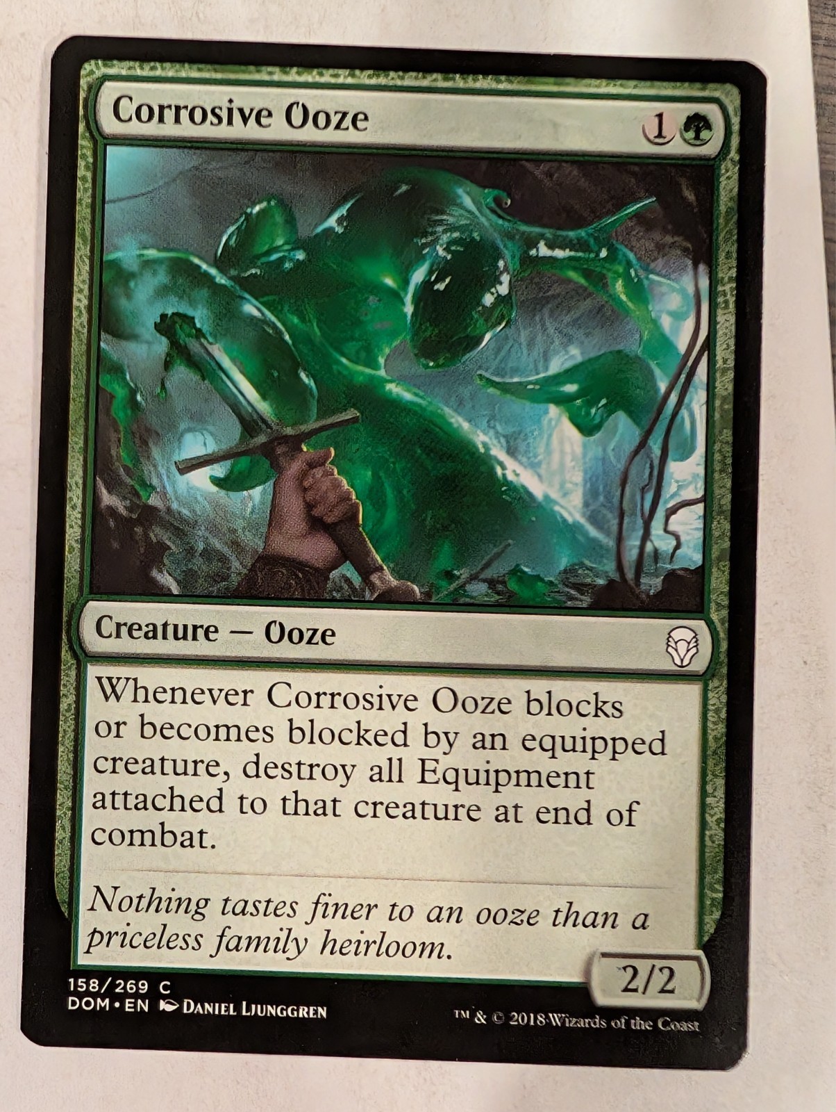 Corrosive Ooze – Dominaria – Magic the Gathering MTG Nice!