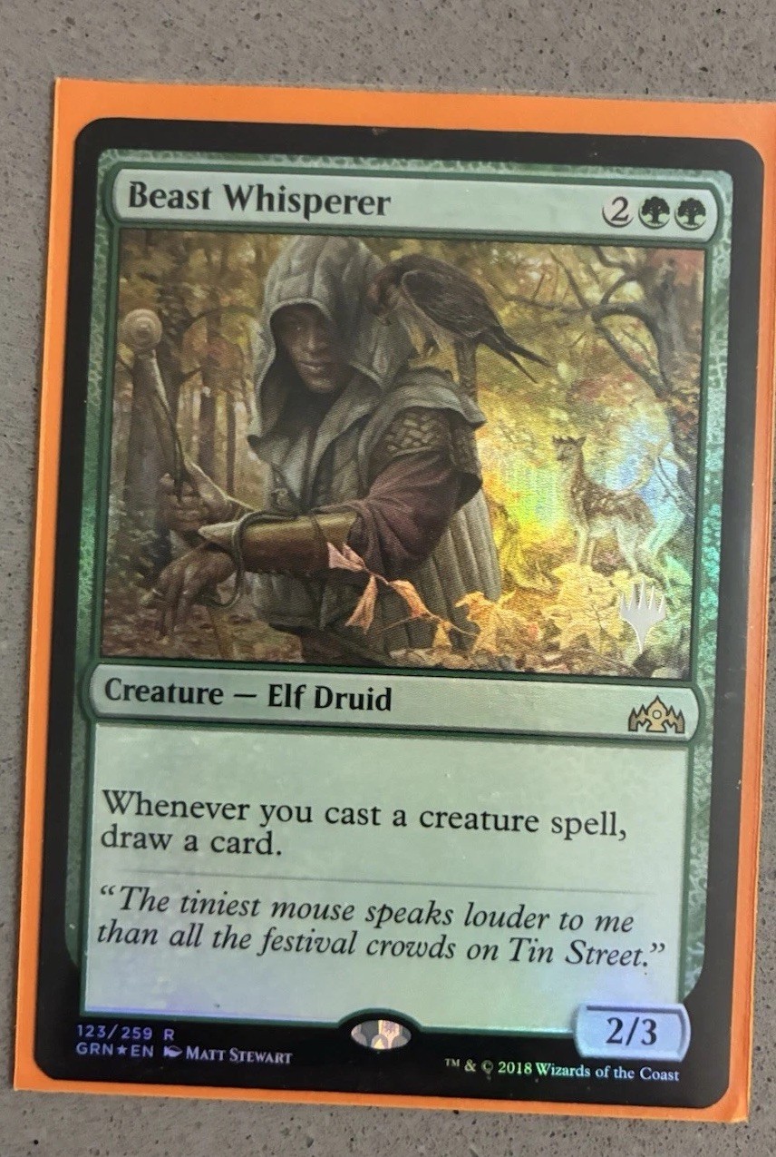 Beast Whisperer Prerelease Cards Foil