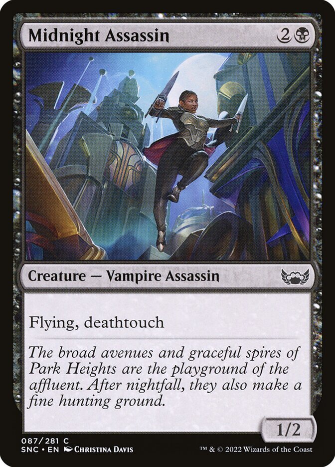 MTG Magic the Gathering Midnight Assassin (87/547) Streets of New Capenna LP