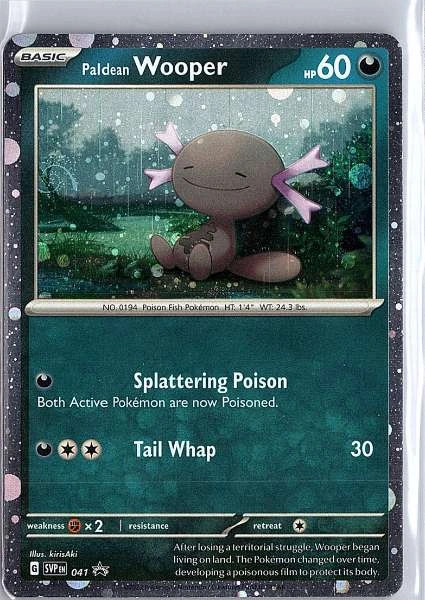 Paldean Wooper (Cosmos Holo) 041 Scarlet & Violet Promo Cards Promo NM Pokemo…
