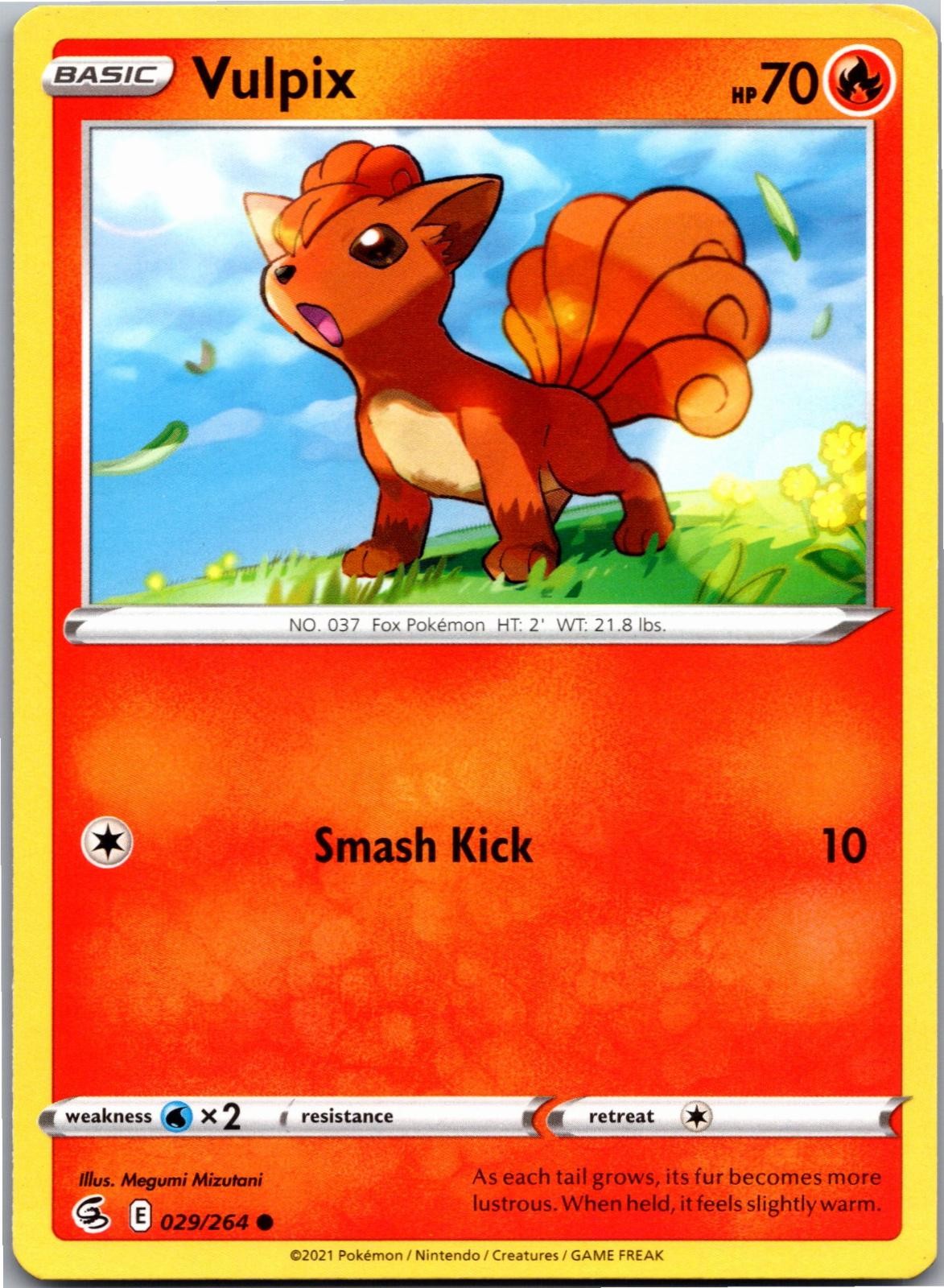 Vulpix 029/264 Common Fusion Strike Pokemon Near Mint
