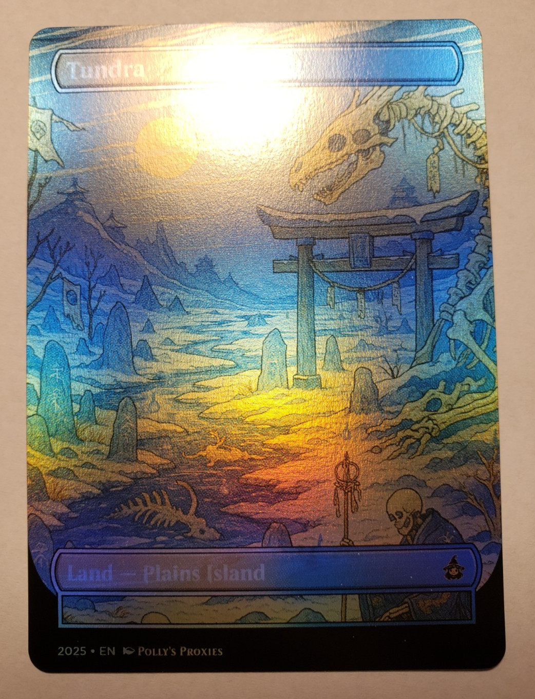 Tundra FOIL PROXY Card (FOIL ERROR) with Custom Japanese Art Design