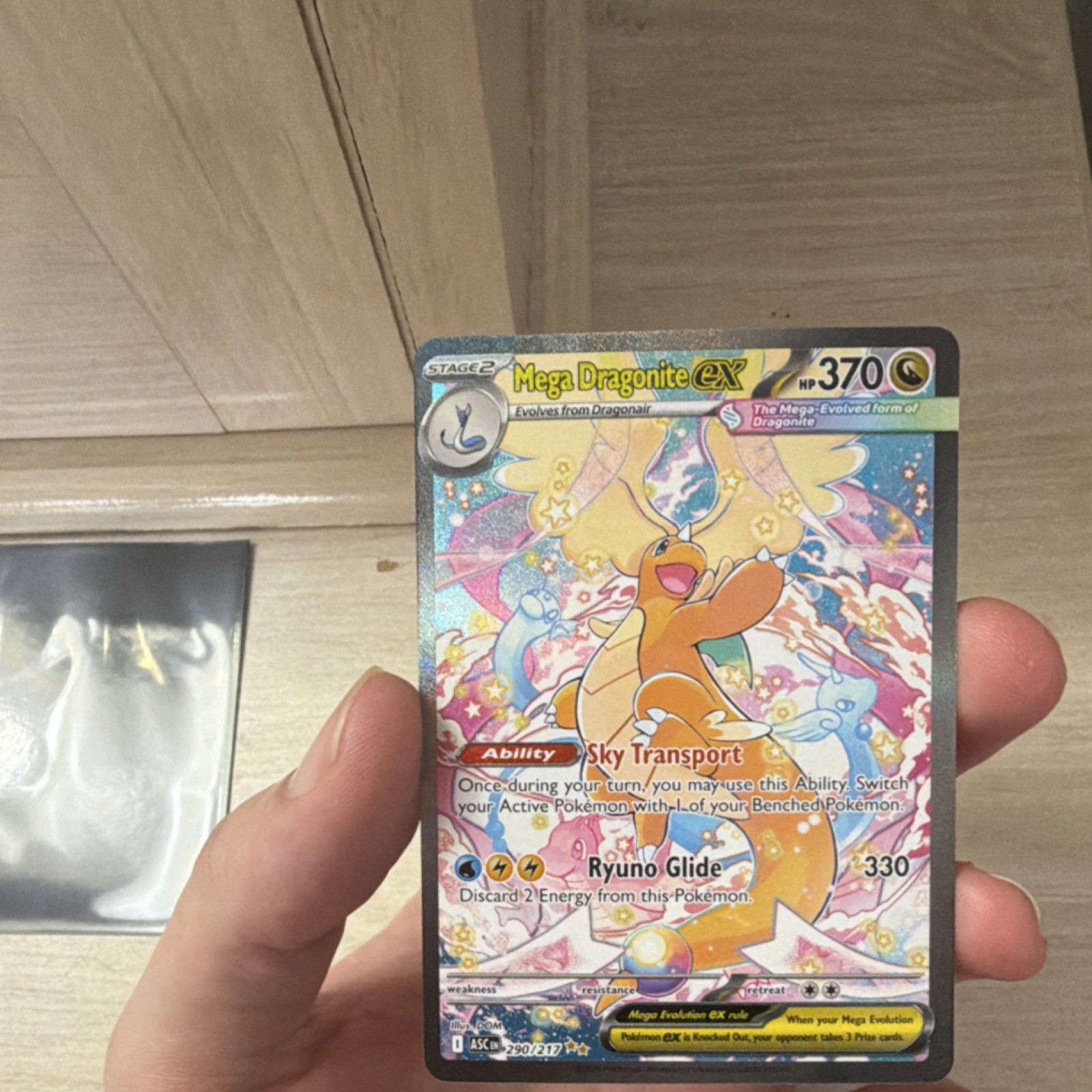 Pokémon TCG Mega Dragonite EX Full Art Holo SIR 290/217