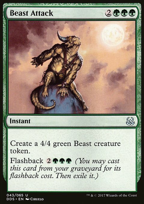 Magic the Gathering MTG Beast Attack (43) DD Mind vs. Might LP