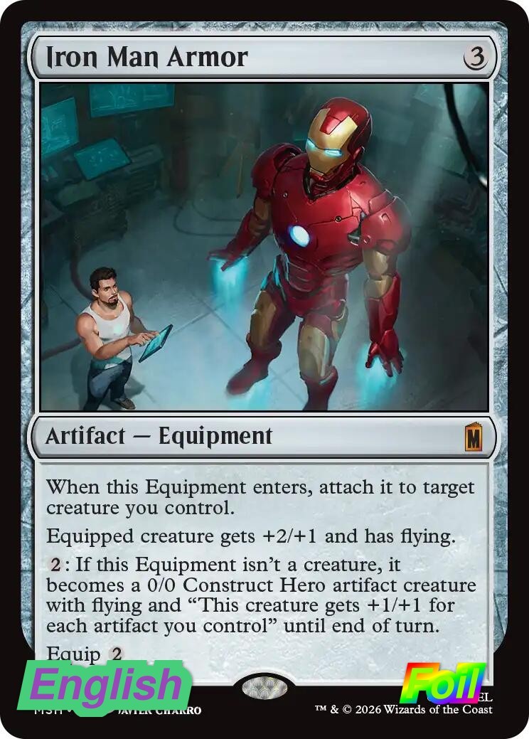 Magic- Iron Man Armor [MSH – 248] Marvel Super Heroes NM Mythic Foil