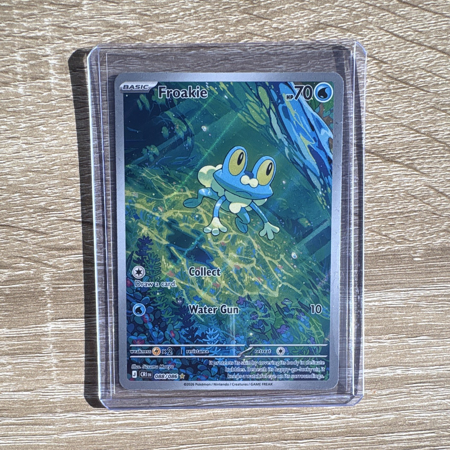 Chaos rising Froakie full art Holo 088/086 English 2026