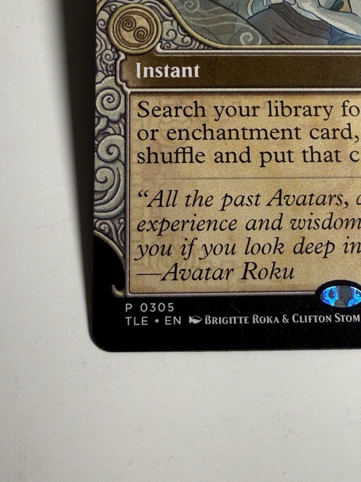 MTG Enlightened Tutor (305/319) Avatar The Last Airbender Eternal LP Mtg Card