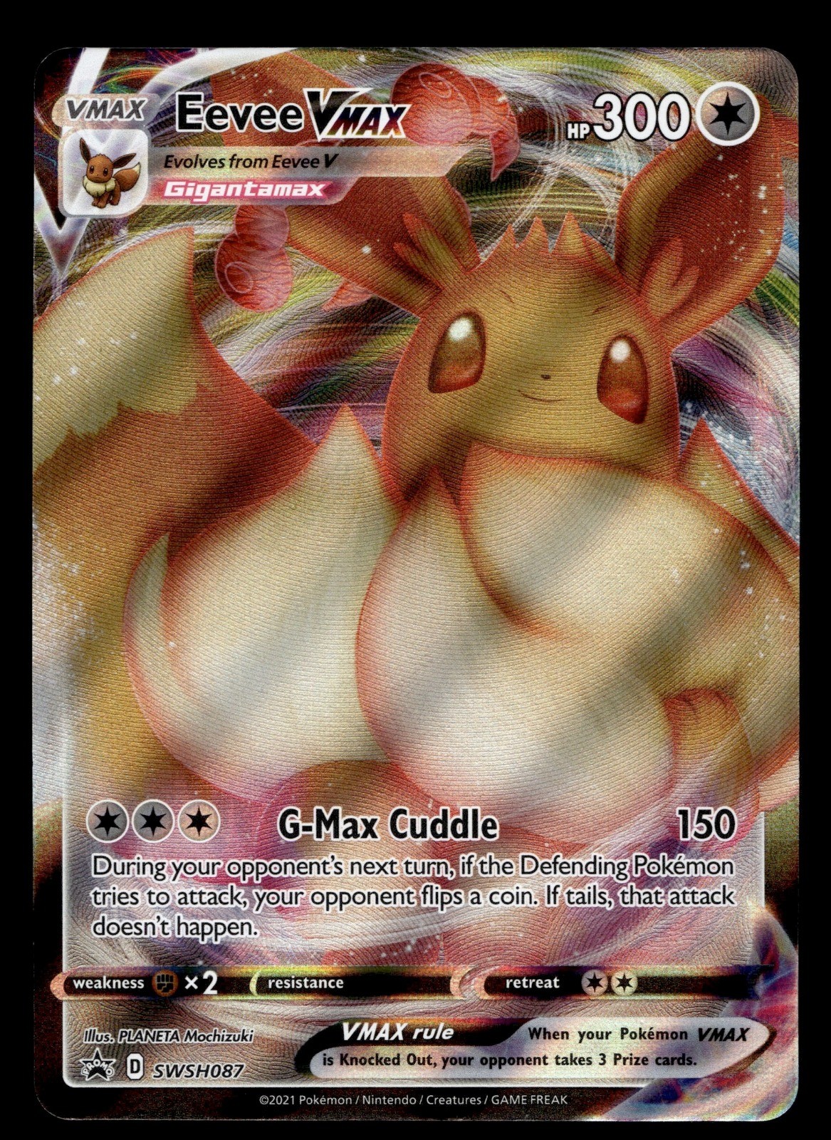Eevee VMAX Holo Promo SWSH: Sword & Shield Promo Cards SWSH087 NM