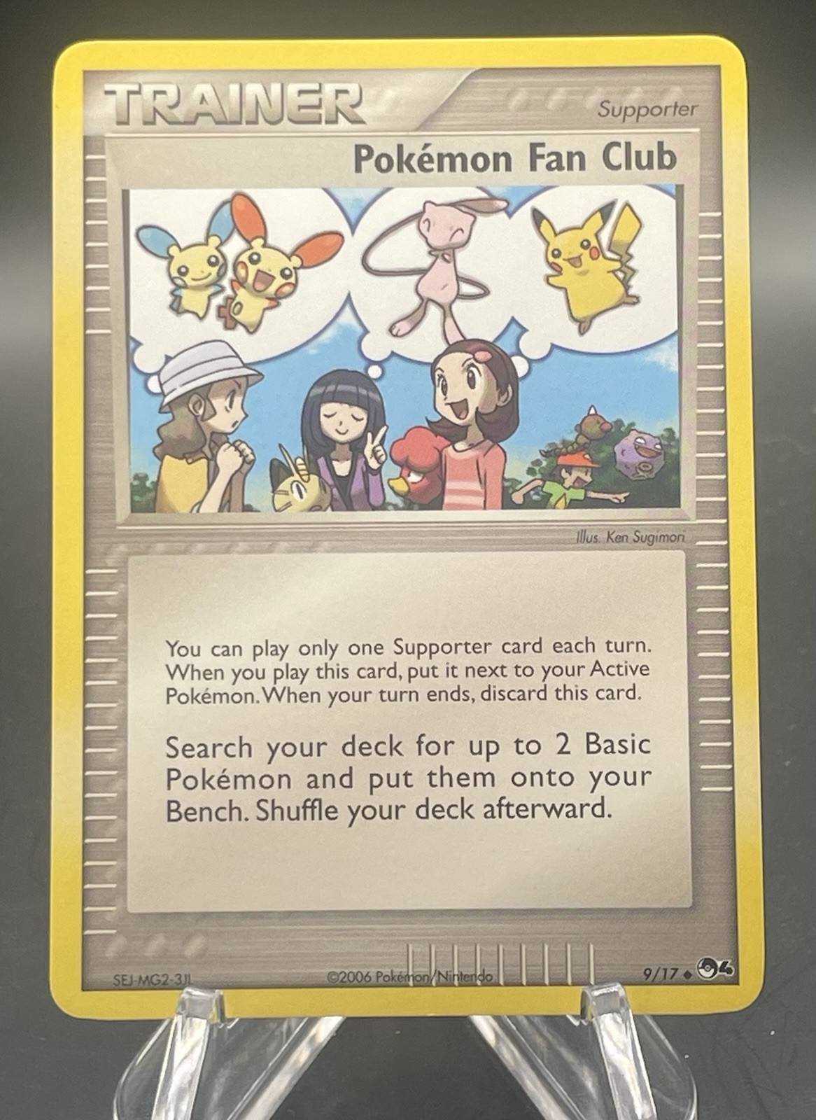 2006 POKEMON POP SERIES 4 #9 POKEMON FAN CLUB PACK FRESH NM