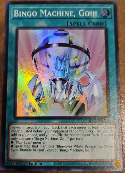 Yugioh! – Bingo Machine, Go!!! – RA02-EN062 – Super Rare – 25’th An. Rarity