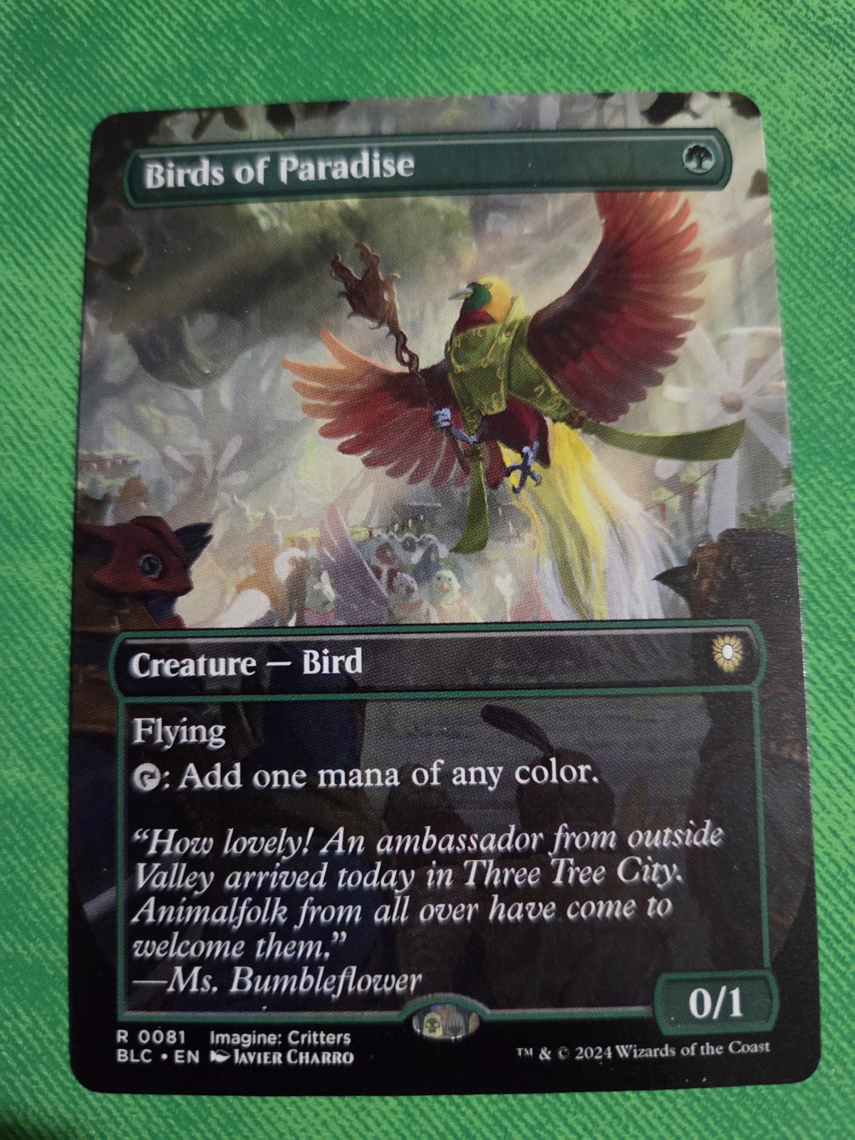 Birds of Paradise (Borderless) Commander: Bloomburrow NM