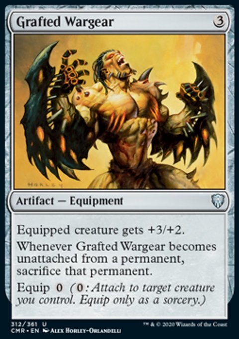 MTG Magic the Gathering Grafted Wargear (312/743) Commander Legends LP