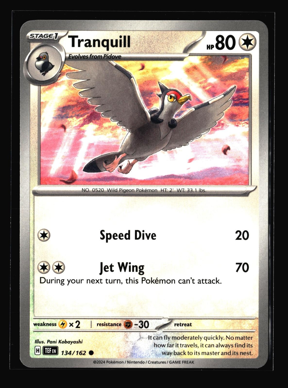 Tranquill 134/162 Common TEF Temporal Forces 2024 Kobayashi NM