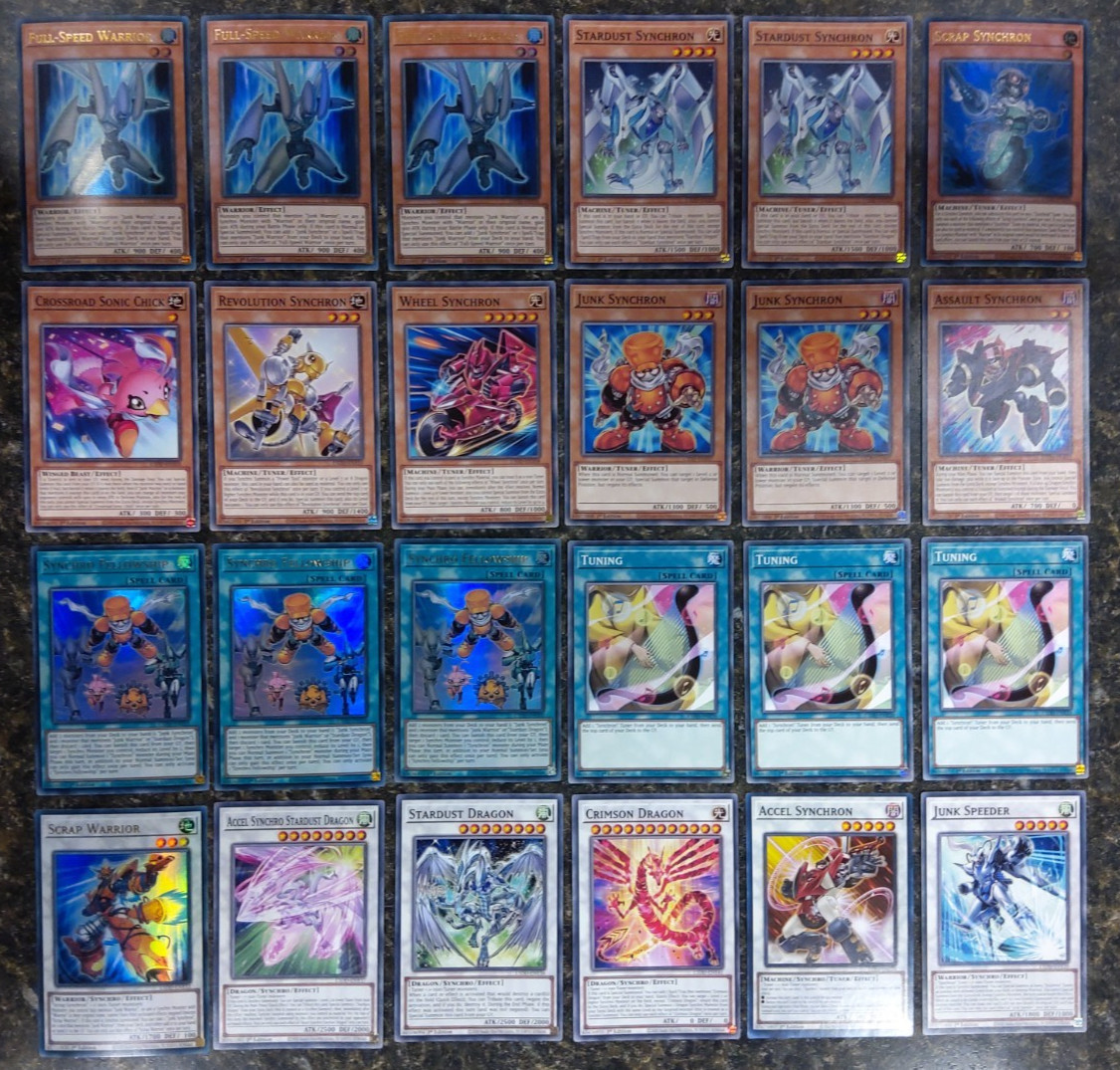 Synchron DECK CORE Junk Full-Speed Warrior Synchro Fellowship Yusei Fudo yugioh