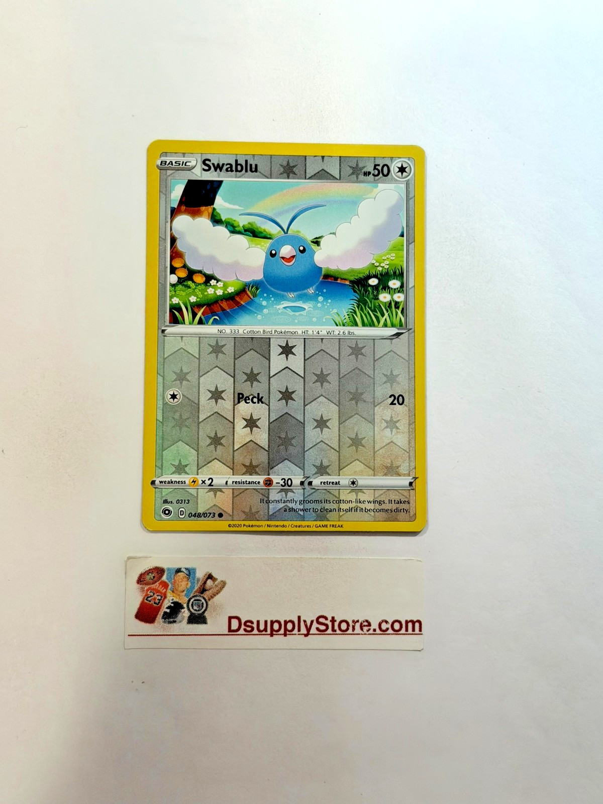 Swablu 48/73 Champions Path Reverse Holo Pokémon FREE SHIPPING