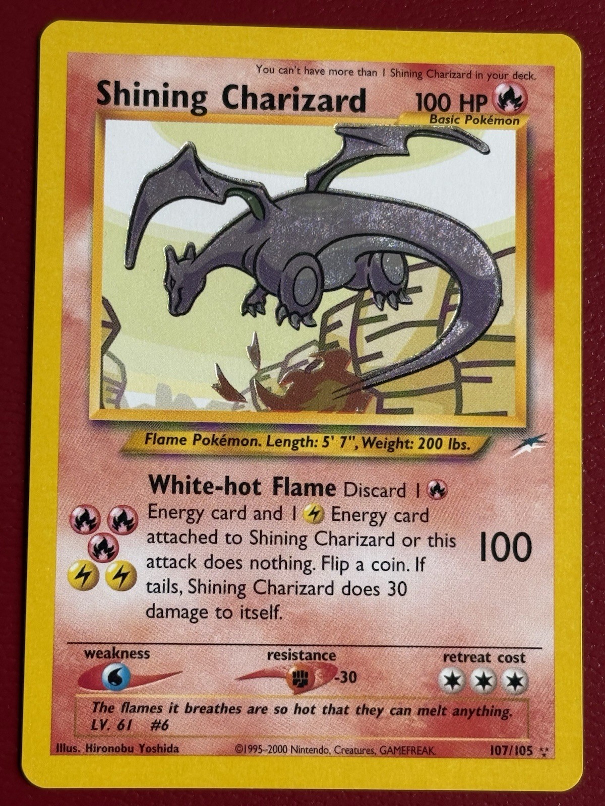 Pokemon TCG Neo Destiny – Shining Charizard 107/105 Holo (NM)