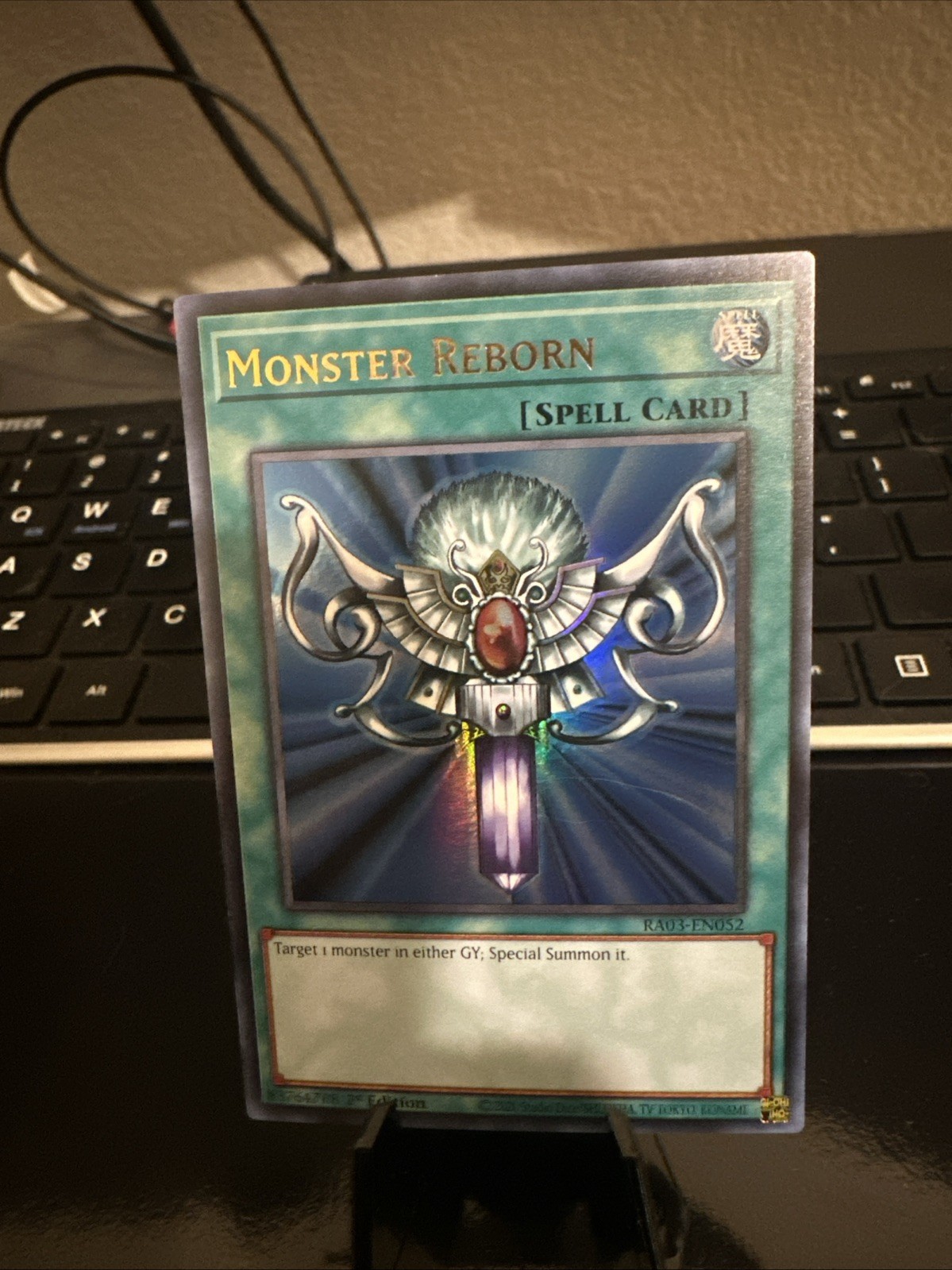 Monster Reborn (PUR) RA03-EN052 Quarter Century Bonanza 1st Edition