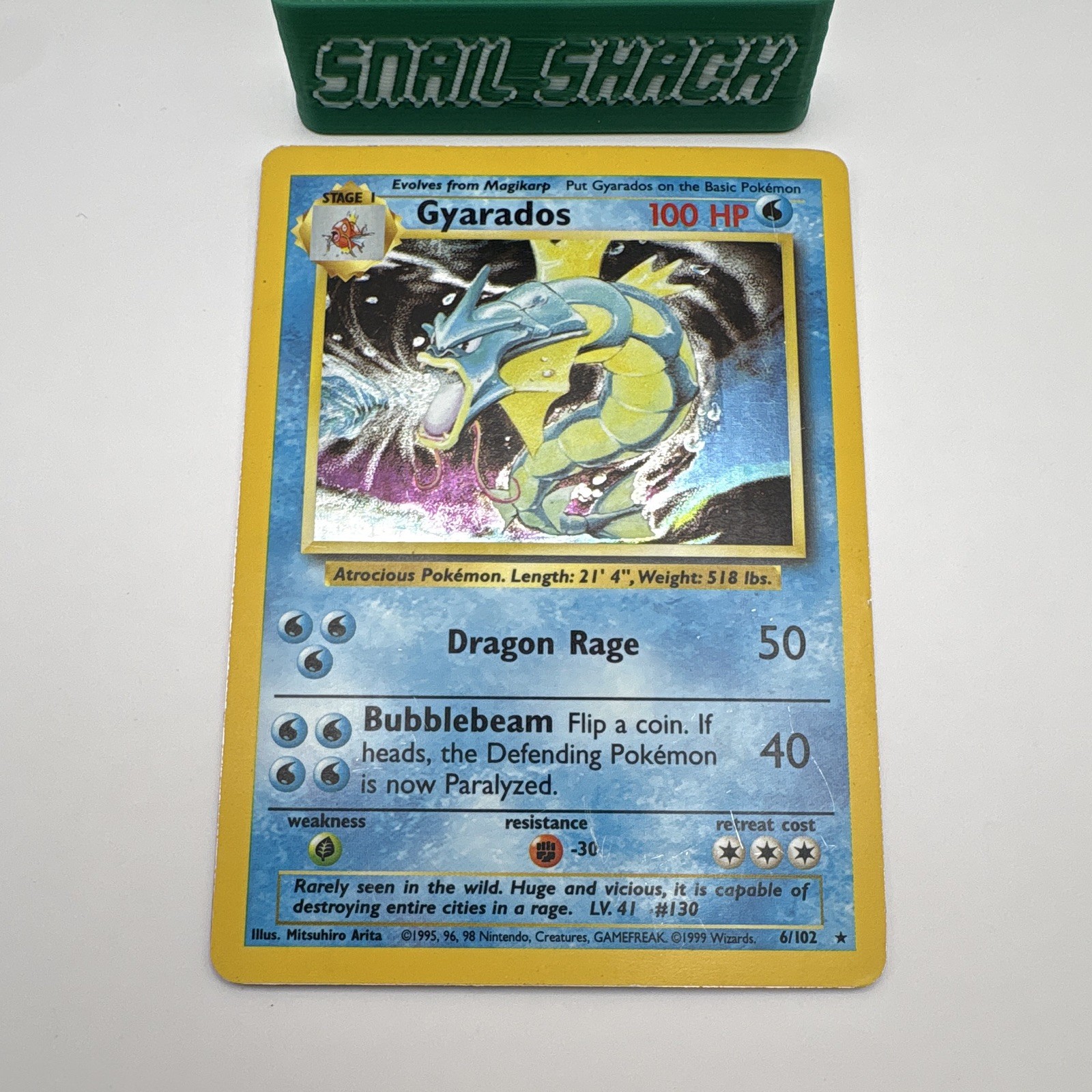 Gyarados 6/102 Base Set Unlimited Holo Rare 100HP EN