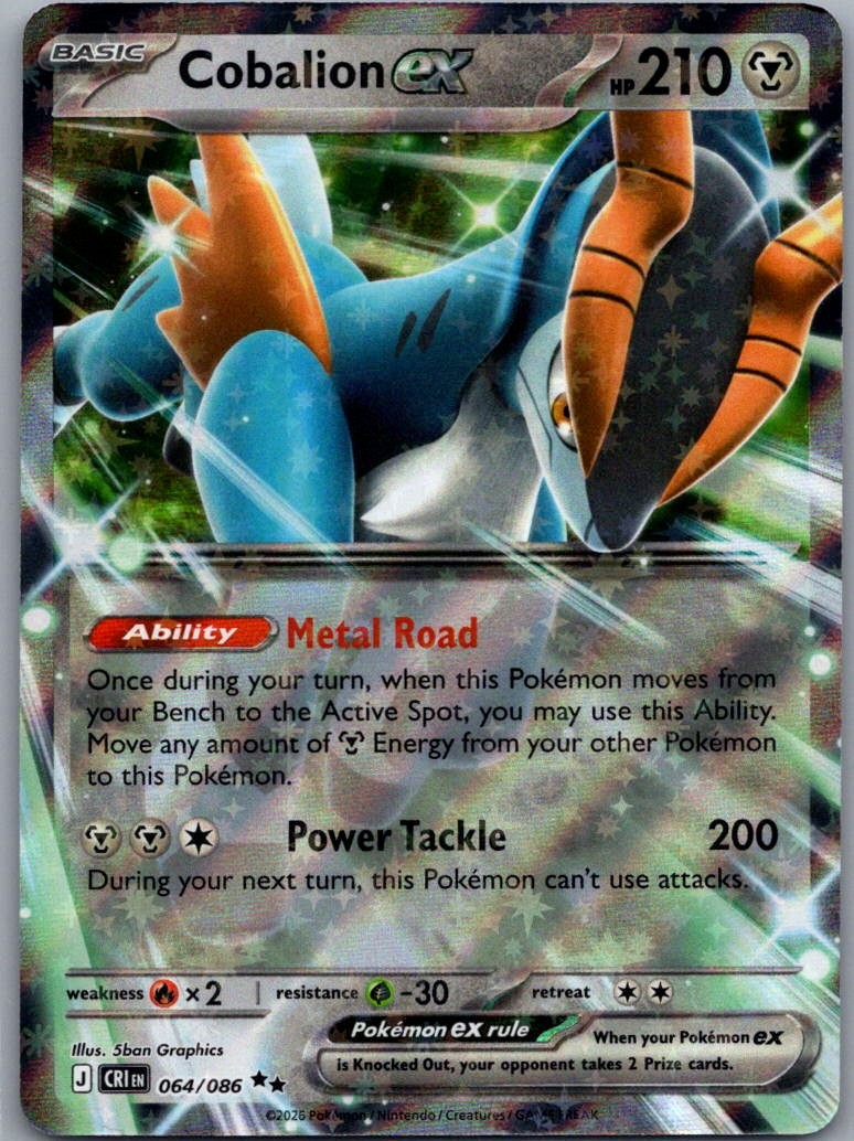 ME04: Chaos Rising #064/086 Cobalion ex