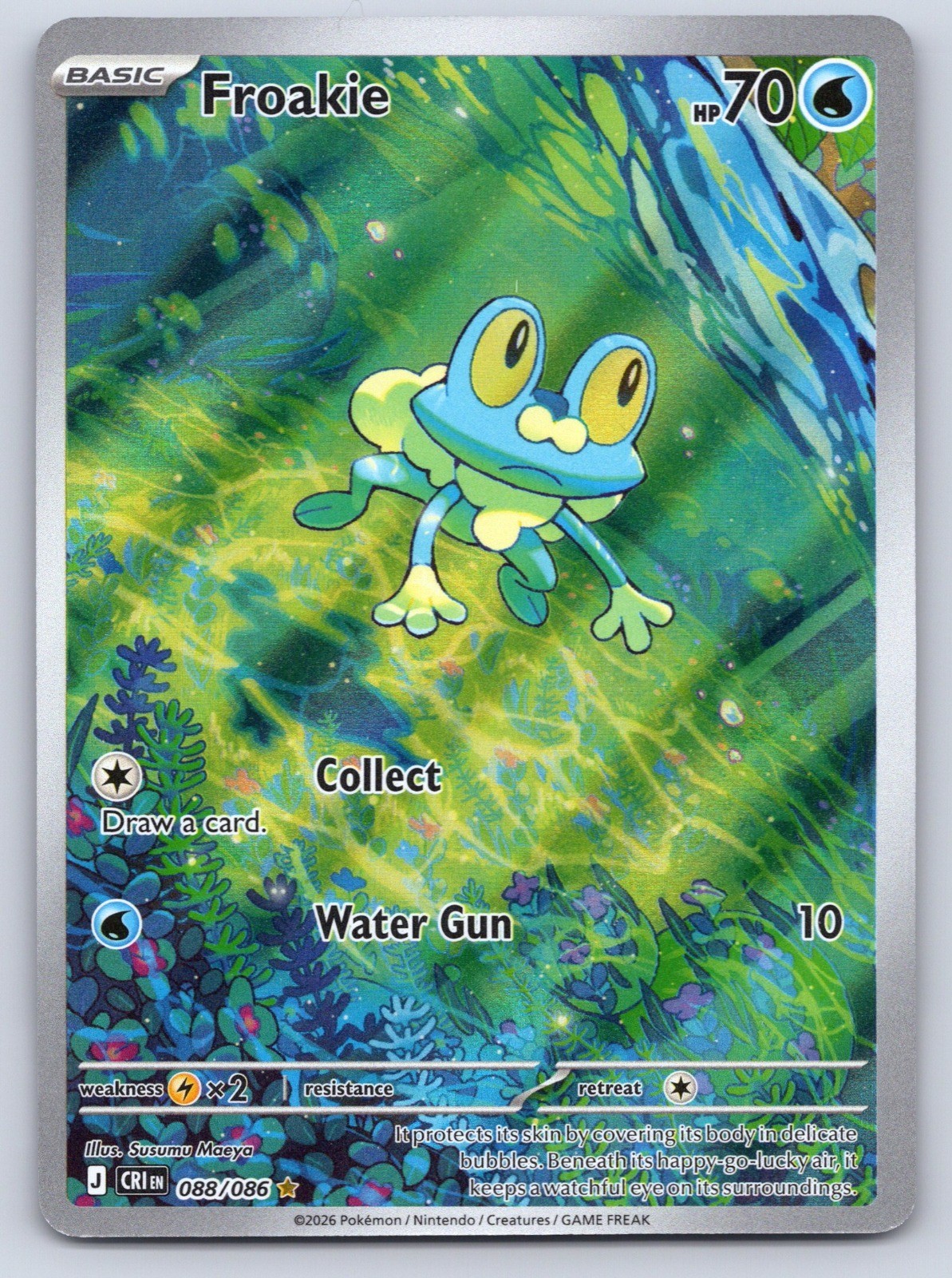 Froakie 088/086 ME04: Chaos Rising Pokemon TCG NM
