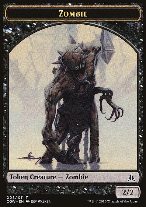 MTG Magic the Gathering Token – Zombie (8/198) Oath of the Gatewatch LP