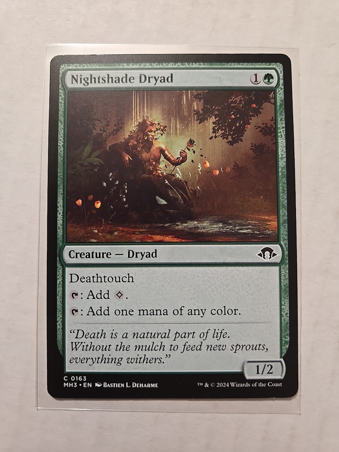 Nightshade Dryad – Modern Horizons 3 – LP – Common – Creature – MTG Magic