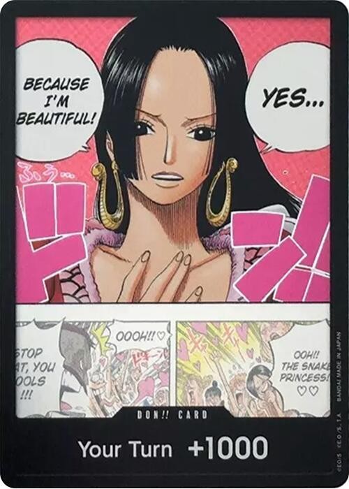 DON!! Card Boa Hancock Double Pack Set Vol 4 Foil DON!! 500 Years in Future NM