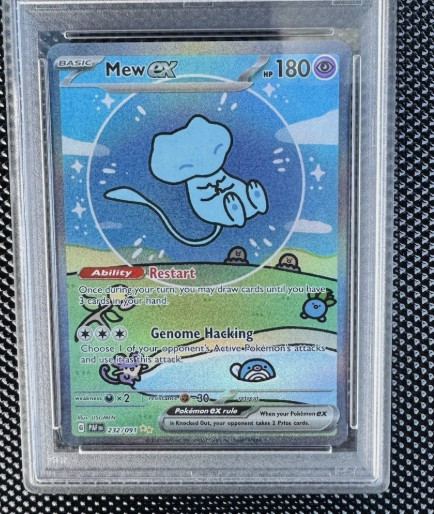 Mew ex – 232/091 – Pokemon Paldean Fates Special Illustration Rare Card NM !