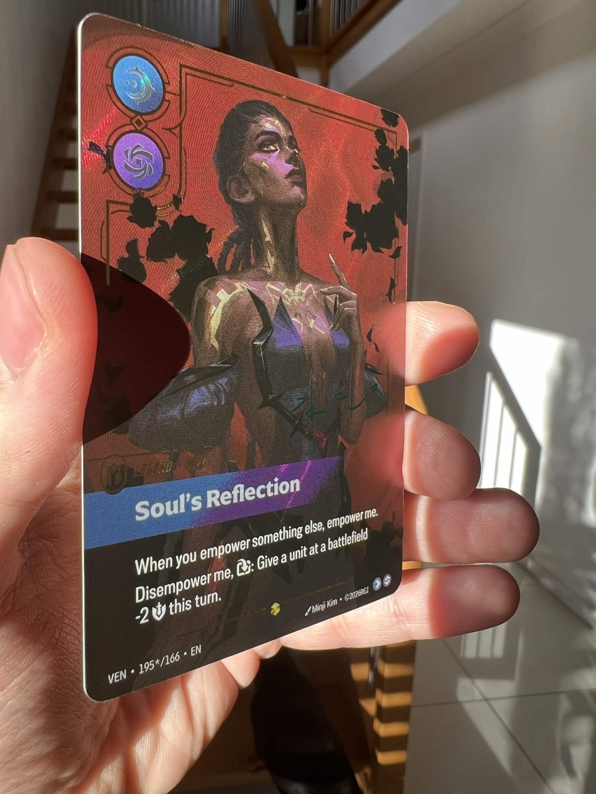 Mel, Soul’s Reflection – Signature Overnumbered – VEN 195*/166 – EN – Riftbound