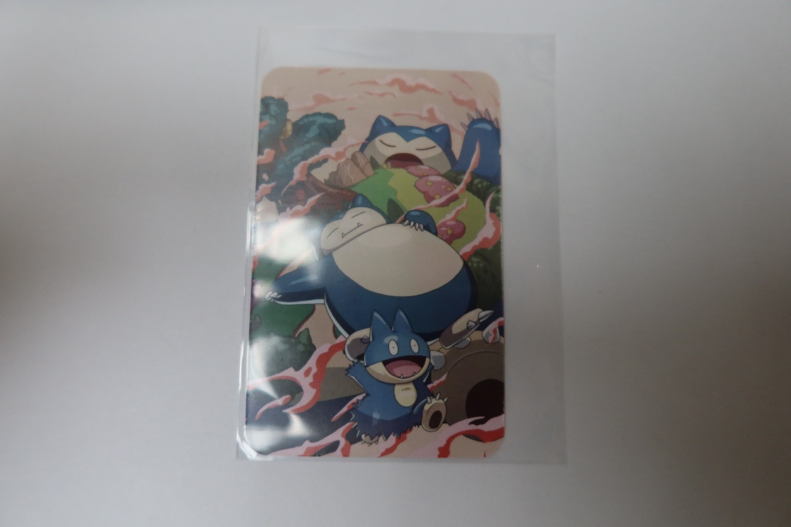 Pokemon Snorlax & Munchlax evolution TCG Art Card