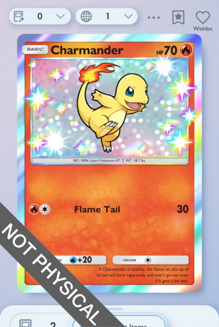 Pokemon TCG POCKET – Charmander Shiny 1⭐, Mega Shine, English