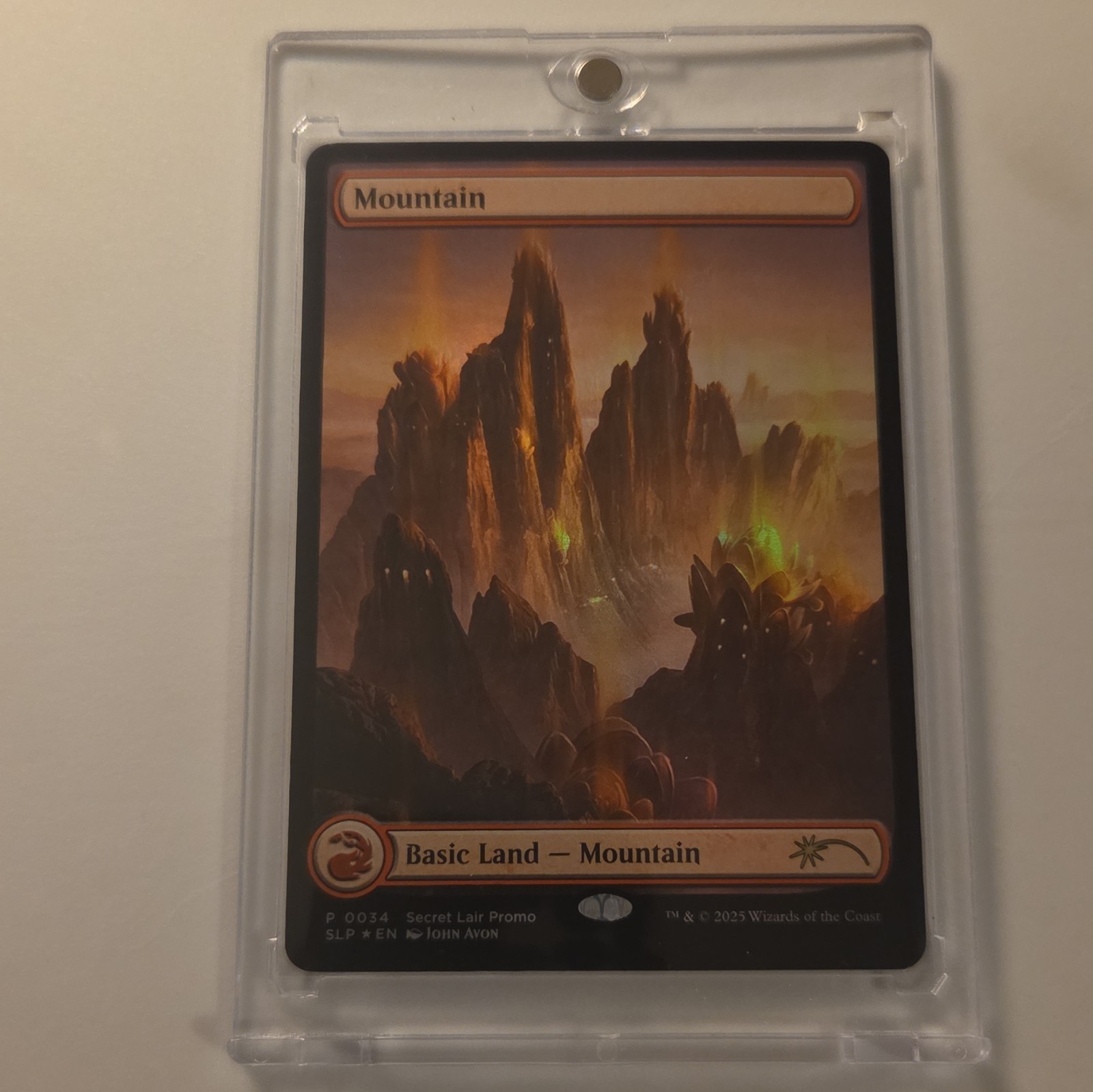 MTG Mountain John Avon Full Art *FOIL* MagicCon Atlanta 2025 Promo SLP 0034
