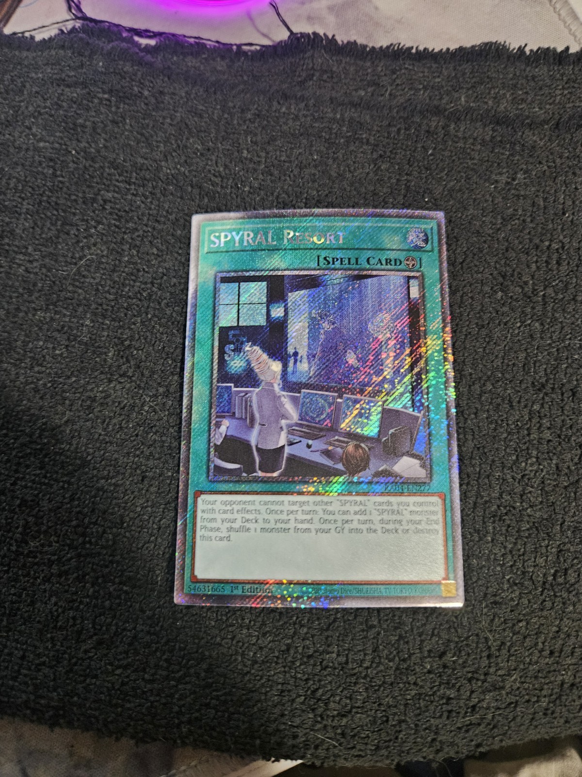 SPYRAL Resort – RA04-EN277 – Platinum Secret Rare Stampede