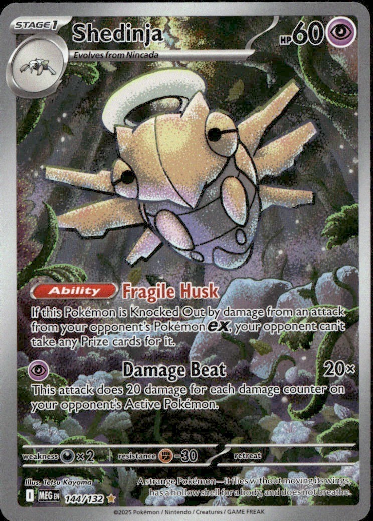 Shedinja Illustration Rare ME01: Mega Evolution 144/132 NM IKEDA Saki
