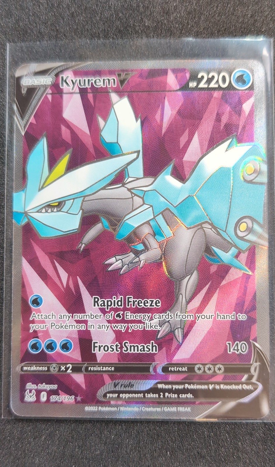 Kyurem V (Full Art) 174/196 Swsh11: Lost Origin Holo