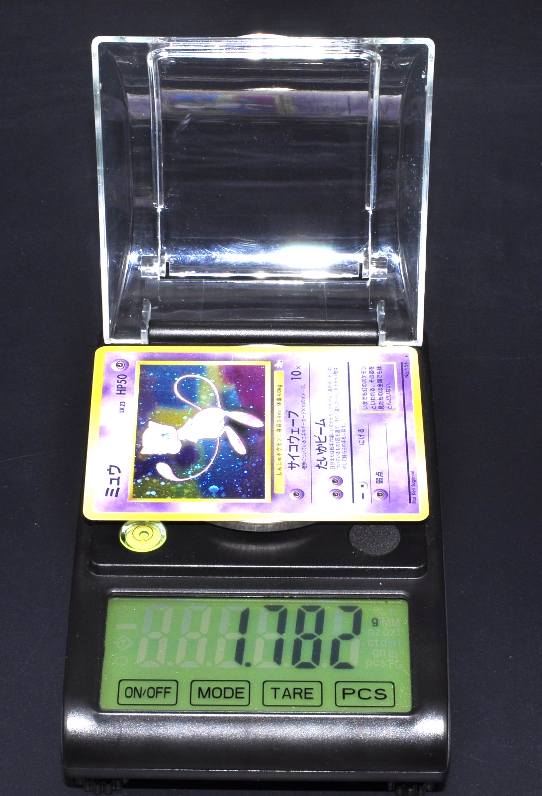 Mew Fossil Set No. 151 Holo Rare Excellent Japanese Pokemon Card Vintage 1997