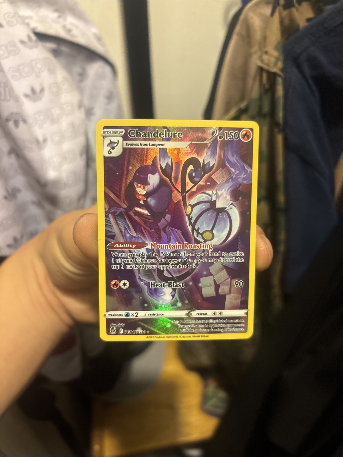 Chandelure TG04/TG30 Swsh11: Lost Origin Trainer Gallery Holo