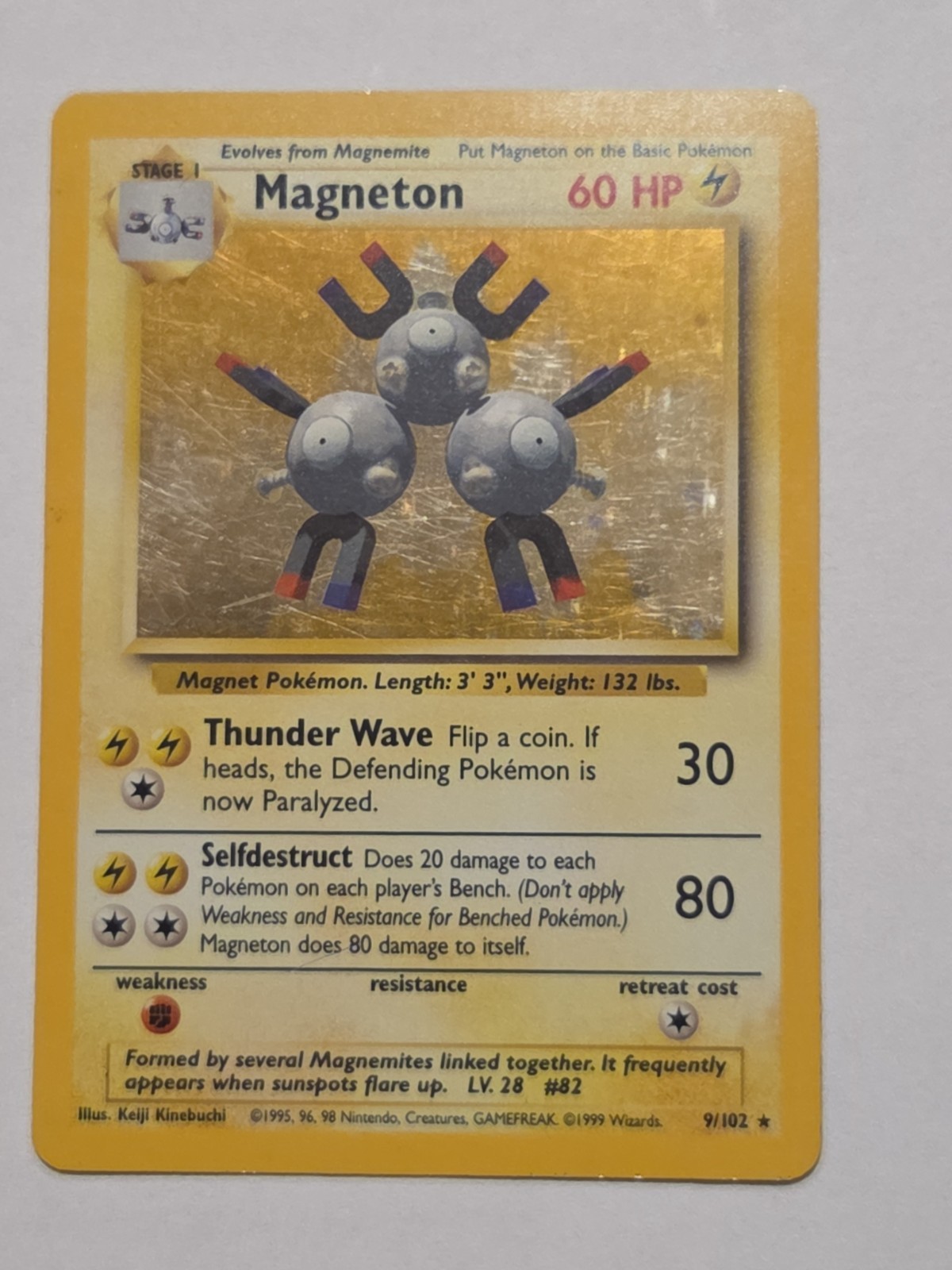 Magneton 009/102 Base Set Holo