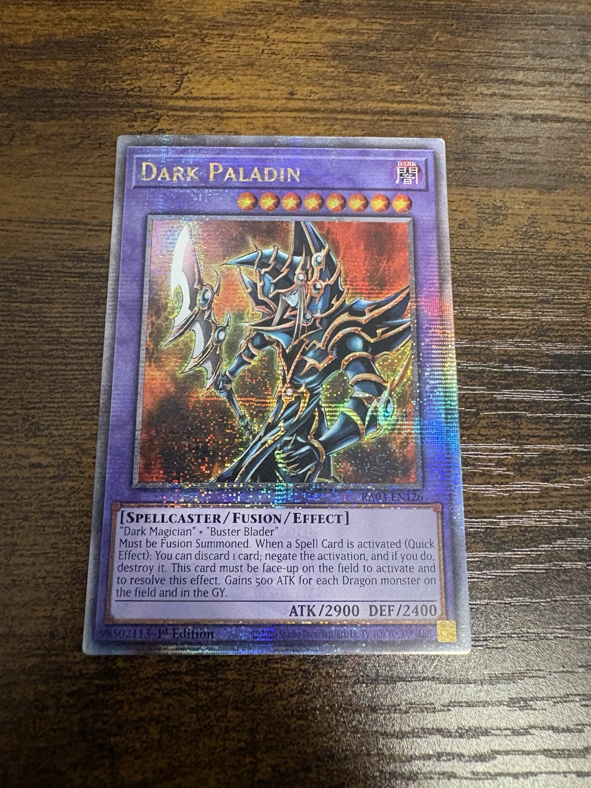 Dark Paladin (Quarter Century Secret Rare) RA03-EN126 Quarter Century Bonanza…
