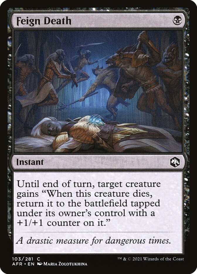 Feign Death (103) Adventures in the Forgotten Realms AFR MTG Magic